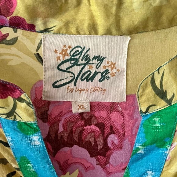 Oh My Stars Multi Color/Patch Floral Dress - Picture 8 of 11